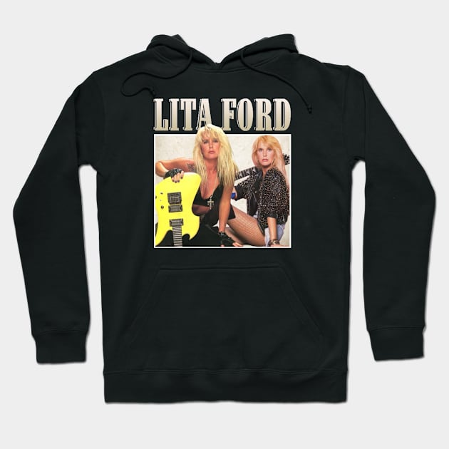 Lita ford//Retro for fans Hoodie by DetikWaktu